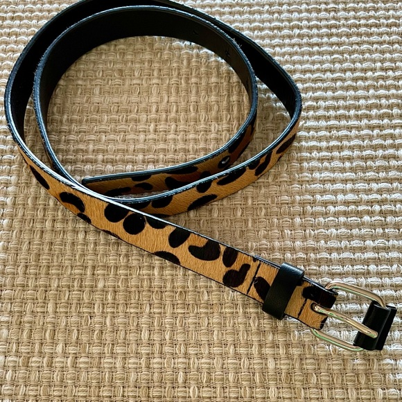 Vintage Y2K The Limited Leather Animal Print Belt Size 30” to 34” main image 4